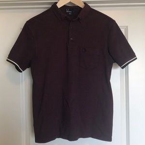 Men’s Fred Perry Polo Maroon